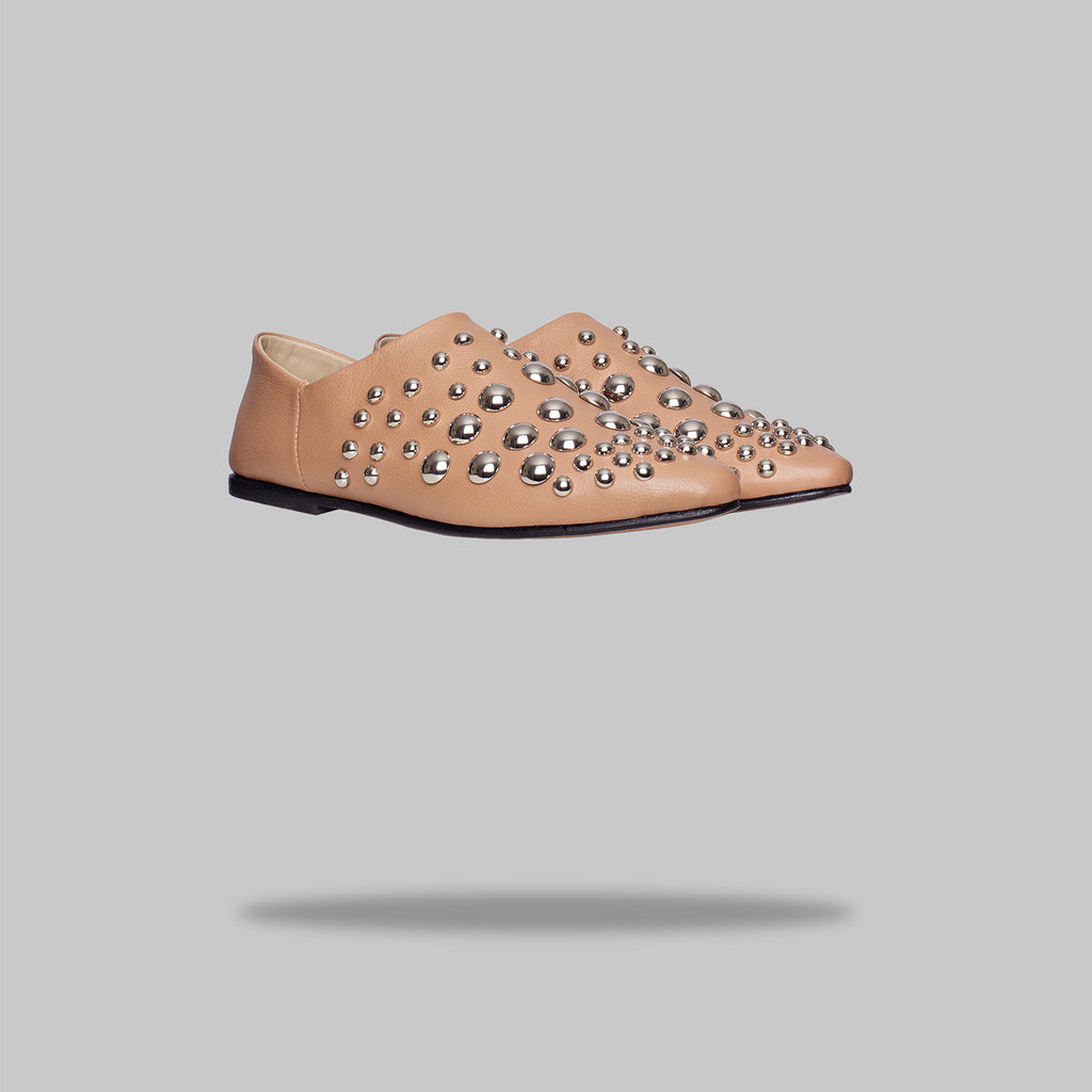 babucha amalia nude tachas plata