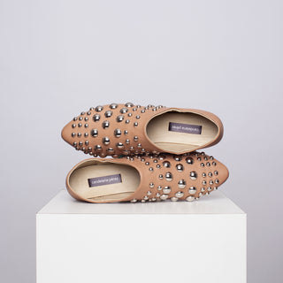 babucha amalia nude tachas plata