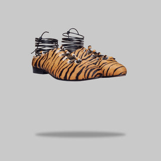 zapato con taco eliana cebra camel