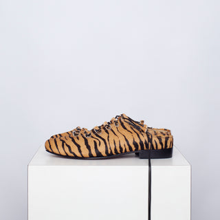 zapato con taco eliana cebra camel