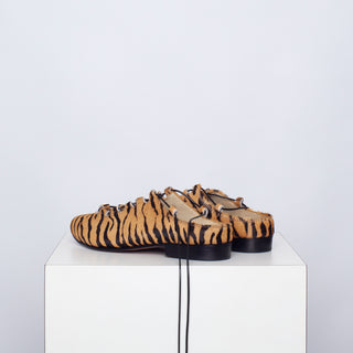 zapato con taco eliana cebra camel