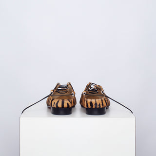zapato con taco eliana cebra camel