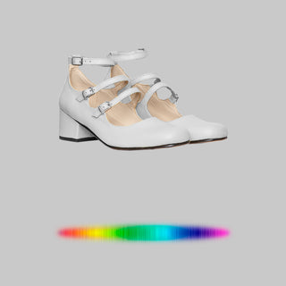 Elige tus zapatos con taco Mary Jane Pérez
