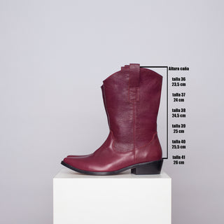 bota jacinta grano burdeos