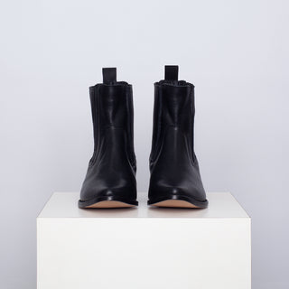 botín laura grano negro