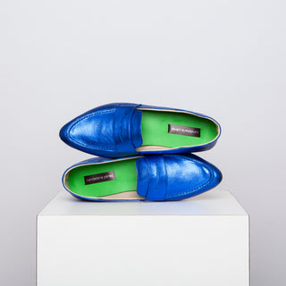 mocasín lucía azul