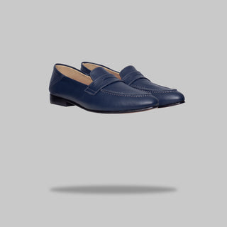 mocasín lucía azul marino