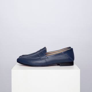 mocasín lucía azul marino