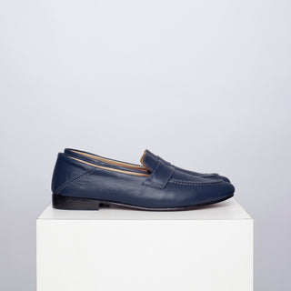 mocasín lucía azul marino