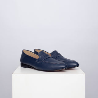 mocasín lucía azul marino