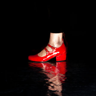 zapato con taco Mary Jane Pérez Rojo