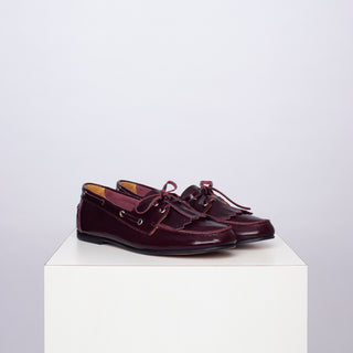 mocasín rafaela burgundy