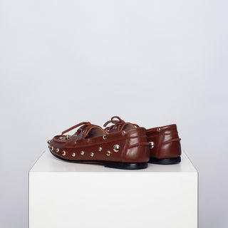 mocasín rafaela punk chocolate