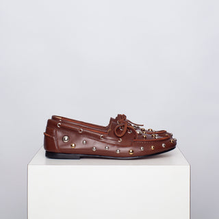 mocasín rafaela punk chocolate