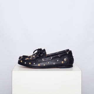 mocasín rafaela punk negro