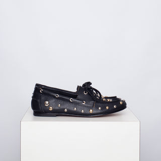 mocasín rafaela punk negro