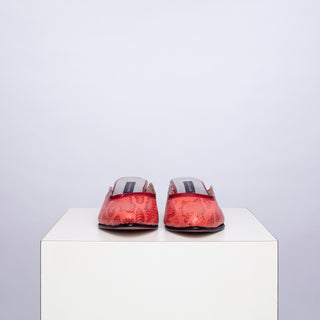 zapato con taco renata serpiente coral