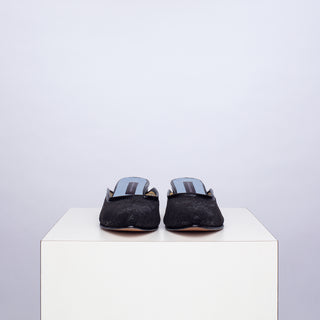 zapato con taco renata serpiente negro