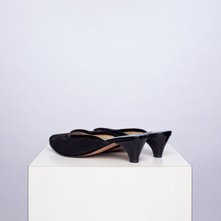 zapato con taco renata serpiente negro