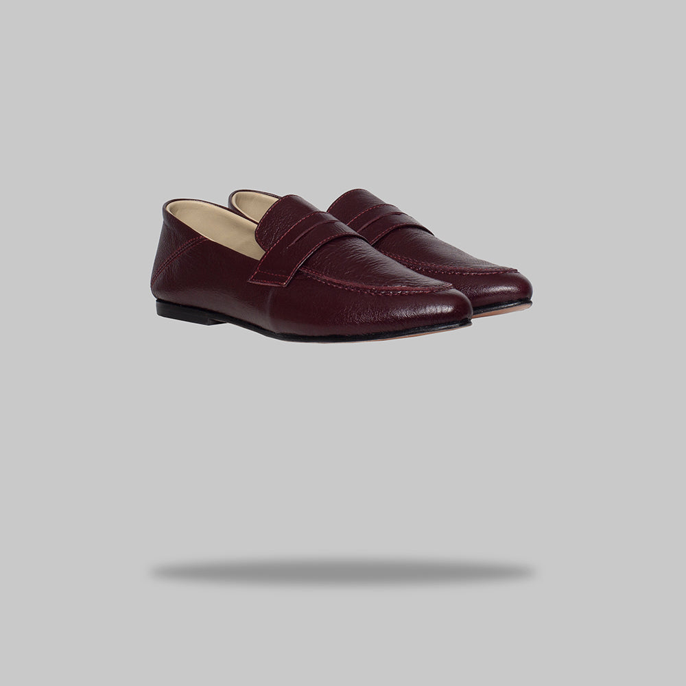 mocasín roberta burgundy
