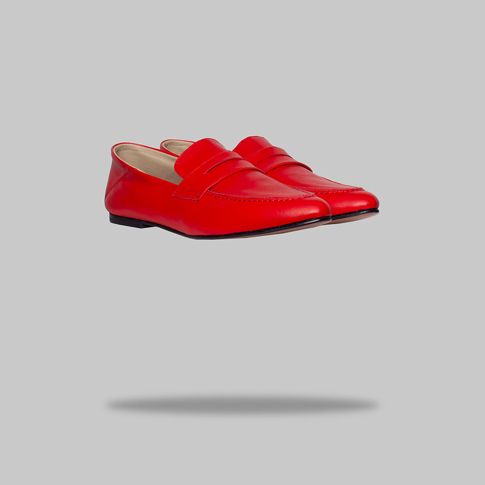 mocasín roberta rojo