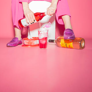 mocasín roberta fucsia metalizado