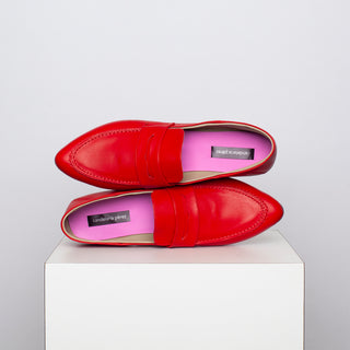 mocasín roberta rojo