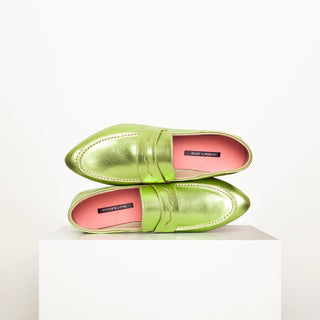 mocasín roberta verde limón