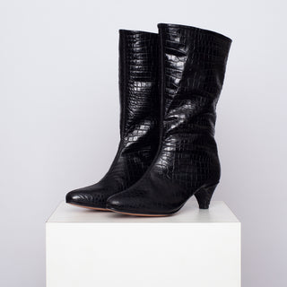 bota rocío caimán negro
