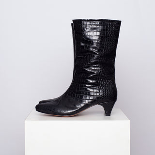 bota rocío caimán negro