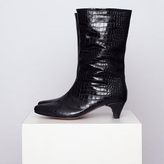 bota rocío caimán negro