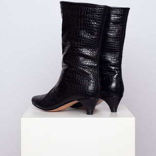 bota rocío caimán negro
