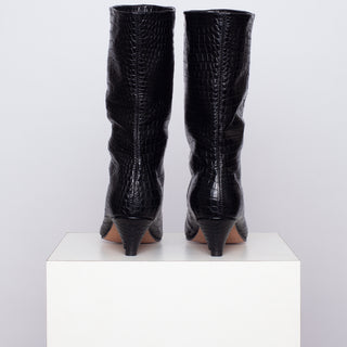 bota rocío caimán negro