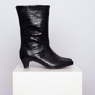 bota rocío caimán negro