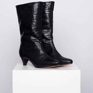 bota rocío caimán negro