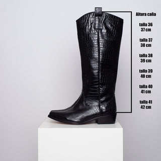 bota teodora caimán negro