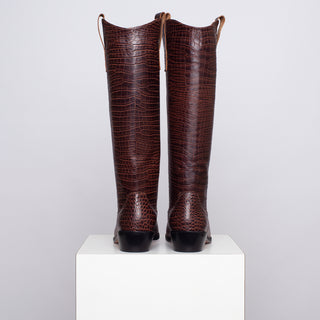 bota teodora croco chocolate SAMPLE SALE