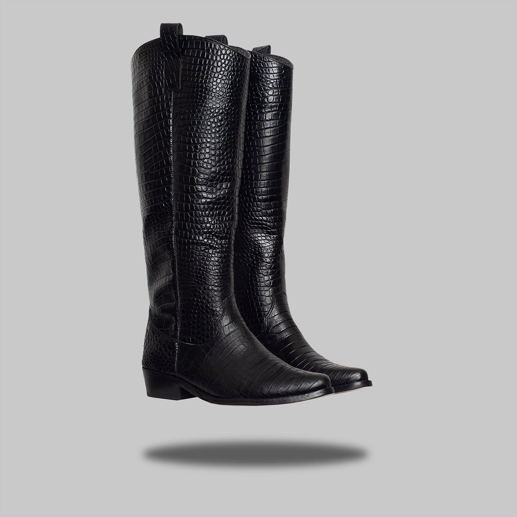 bota teodora caimán negro