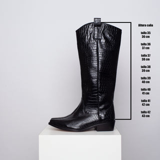 bota teodora caimán negro