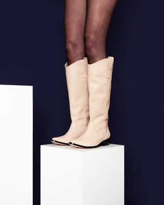bota teodora petate beige