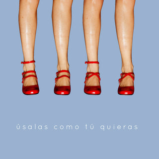 zapato con taco Mary Jane Pérez Celeste Metalizado